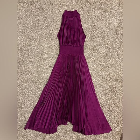 ALC Renzo Pleated Dress Wedding Guest - Picture 4 of 10